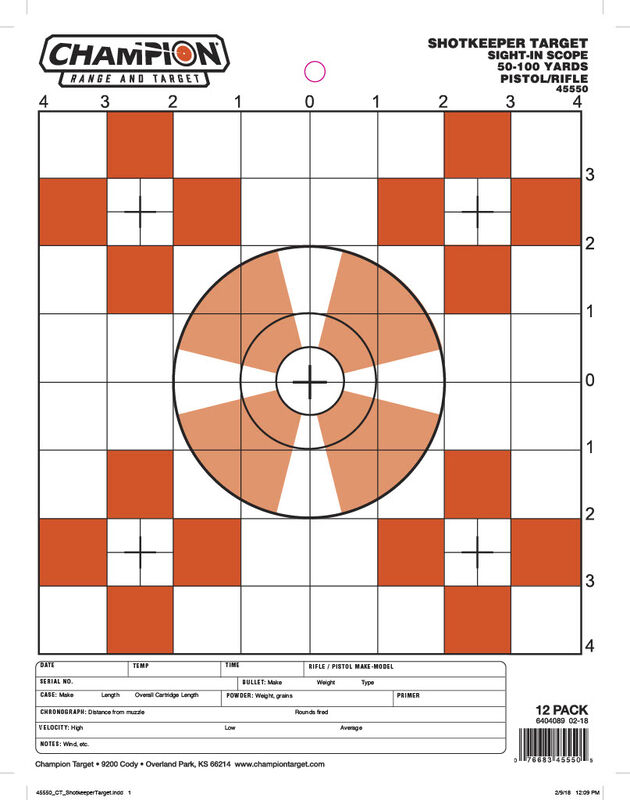Shotkeeper&trade; Targets